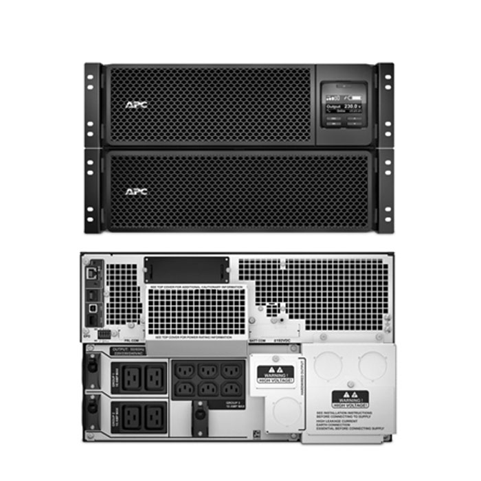 APC online UPS 10kVA/10kW RM6U, 3.9min runtime@full load