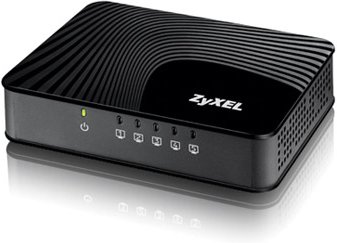ZyXEL GS-105SV2 5-port desktop Gigabit Ethernet media switch