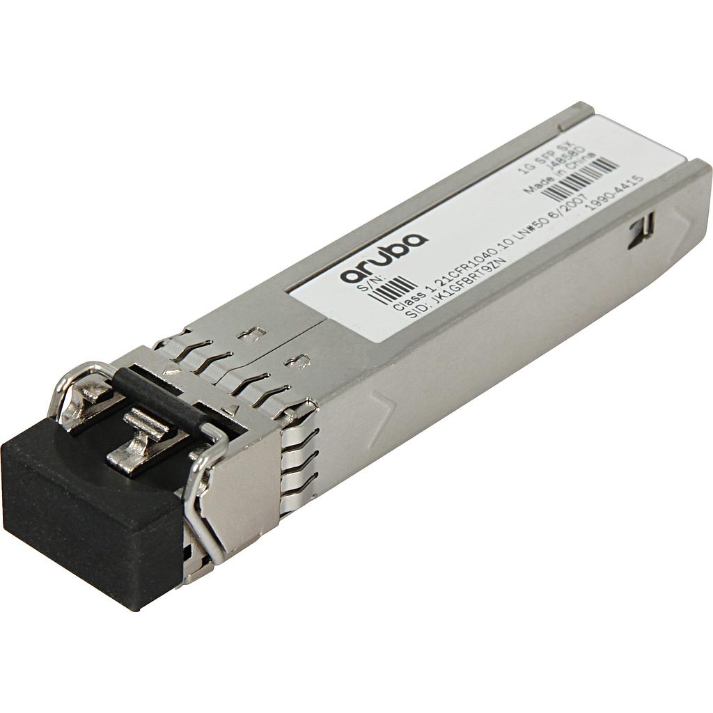 HP Aruba mini-GBIC SFP transceiver module GigE 1000Base-SX LC multi-mode, 850nm, 550m