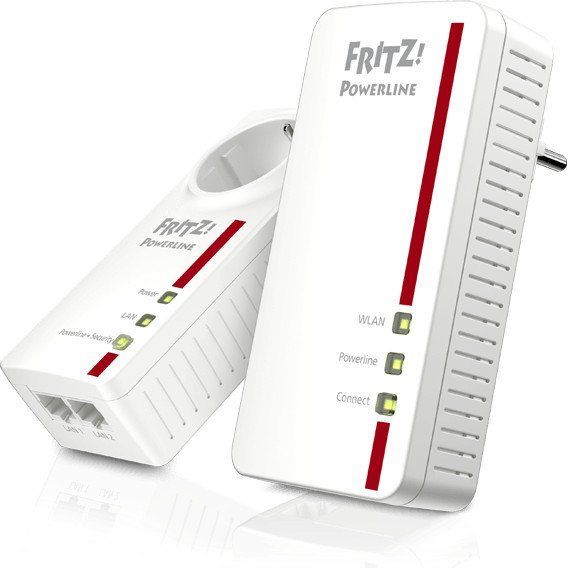 AVM Fritz Powerline 1260E WLAN, komplektis 2 tk.