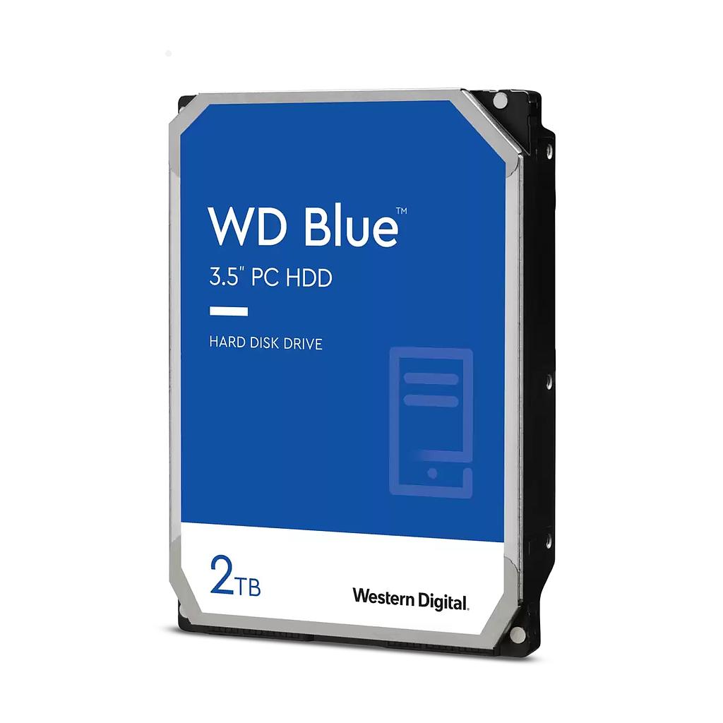 WD blue 2TB desktop HDD 7200rpm SATA 6Gb/s 256MB cache 3.5"
