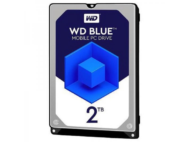 Western Digital 2TB WD Blue mobile HDD - 5400 rpm, SATA 6 Gb/s, 128MB cache, 2.5&quot;
