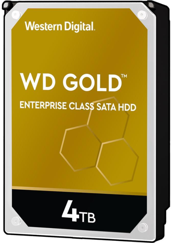 Western Digital 4TB WD Gold Enterprise Class 3.5&quot; HDD, 7200 rpm Class, SATA 6 Gb/s, 256MB cache