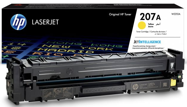 HP 207A yellow LaserJet toner cartridge