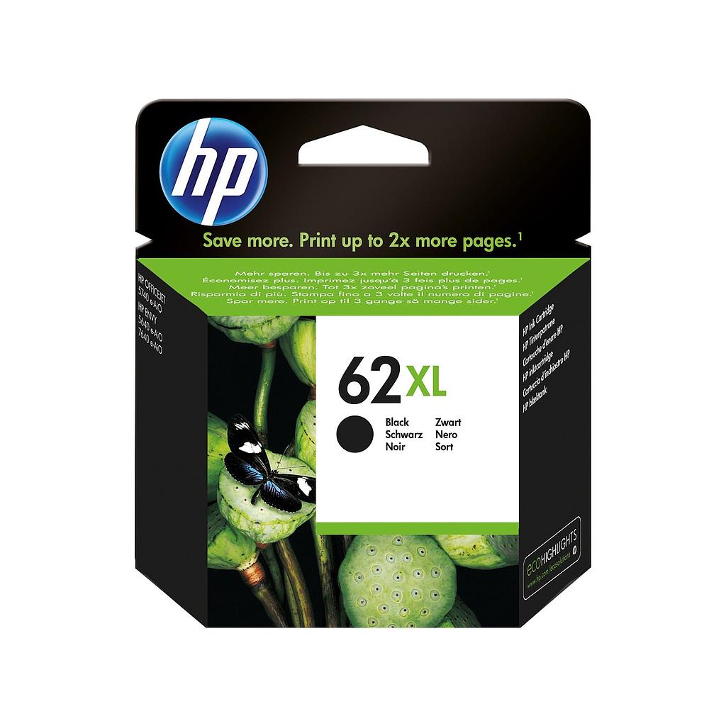 HP 62XL high yield black original ink cartridge