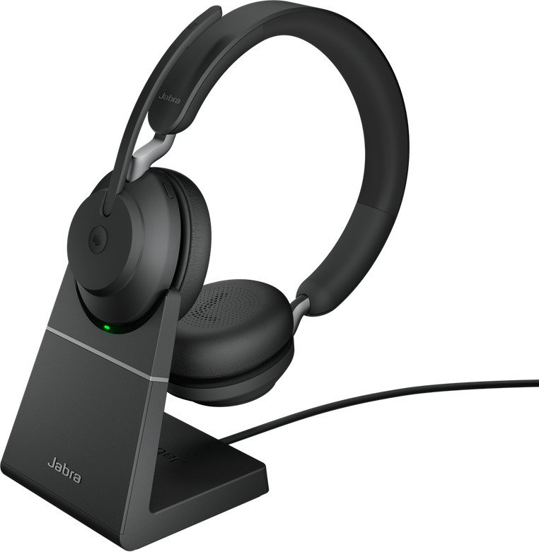 Jabra Evolve2 65 Link380a MS stereo stand black