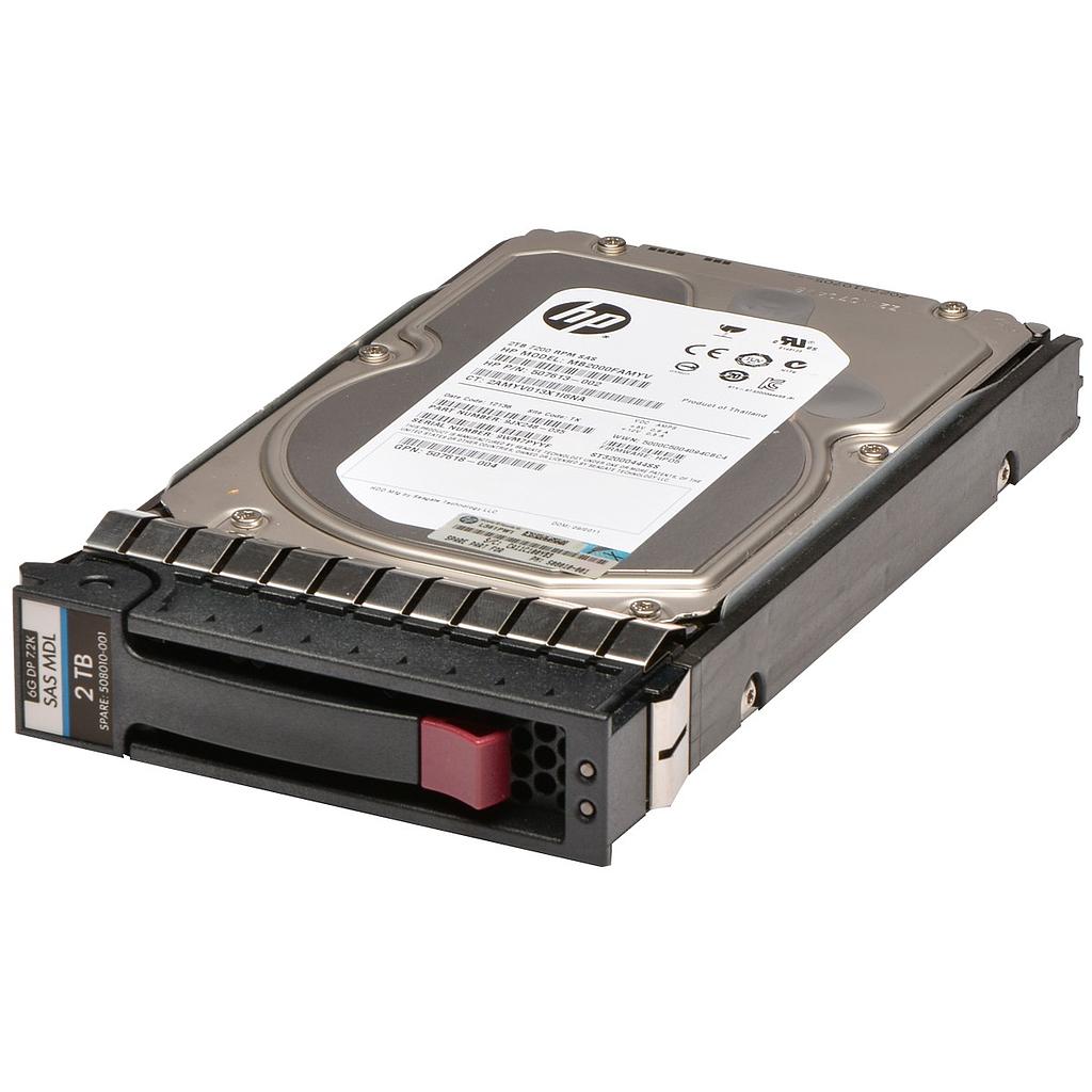 HP 2TB 6G SAS 7.2K rpm LFF (3.5-inch) dual port Midline hard drive