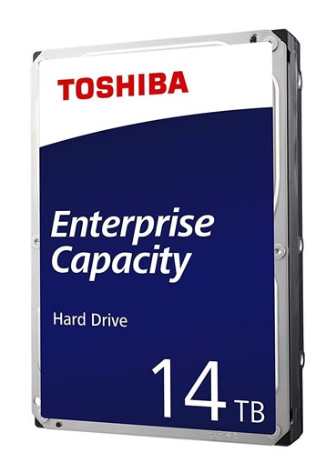 Toshiba MG series enterprise 14TB 3.5&quot; SATA 6Gbit/s internal HDD 7200rpm 550TB/year 24/7 operation