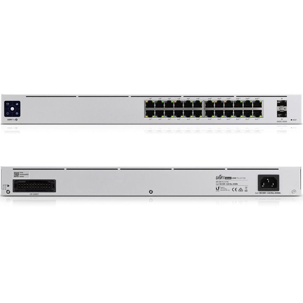 Ubiquiti UniFi 24 port PoE (400W total) Pro switch