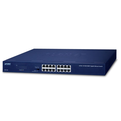 Planet 16-port 10/100/1000BASE-T Gigabit Ethernet switch