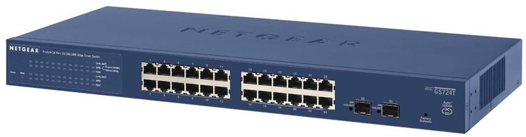 Netgear GS724T ProSAFE 24 port Gigabit + 2*SFP smart switch