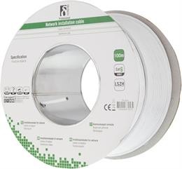 Valge võrgukaabel 100m Cat6 U/UTP (UTP), 4*2*23AWG LSZH
