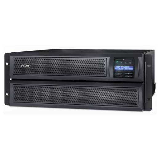 APC Smart-UPS X, line-interactive, 3kVA, rack/tower convertible 4U, 200V-240V, 8*C13+2*C19 IEC, NMC, extended runtime, short depth