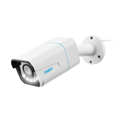 Reolink 4K smart PoE camera with spotlight &amp; color night vision RLC-811A bullet, 5MP, varifocal, PoE, IP66, H.265, MicroSD (max. 256GB), valge