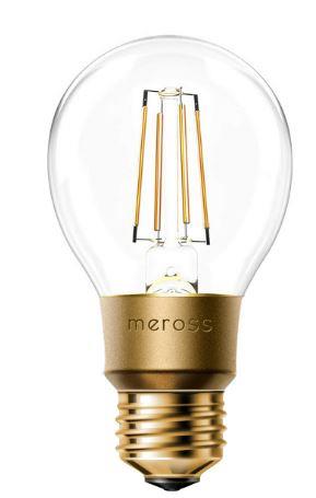 Meross smart LED light bulb MSL100HK, 6W/2700K, beam angle 180 degrees, EU