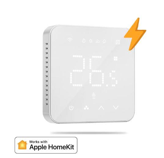 Meross smart thermostat for electric underfloor heating system MTS200HK, compatible with SmartThings, Apple HomeKit, Alexa and Google Assistant, Wi-Fi 2.4GHz