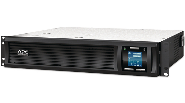 APC Smart-UPS C, line-interactive, 1500VA, rackmount 2U, 230V, 4x IEC C13 outlets, SmartConnect port, USB and serial communication, AVR, graphic LCD