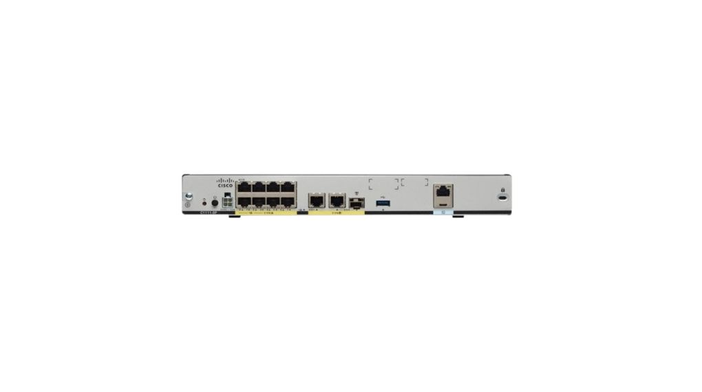 ISR 1100 8 ports dual GE WAN Ethernet router w 8G memory