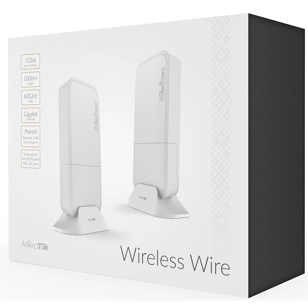 Mikrotik Wireless Wire RBwAPG-60ad kit 60 GHz wireless link 1 Gbit full duplex