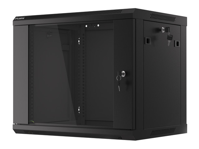 19&quot; 9U Lanberg 600*450 rack cabinet (flat pack) V2, black