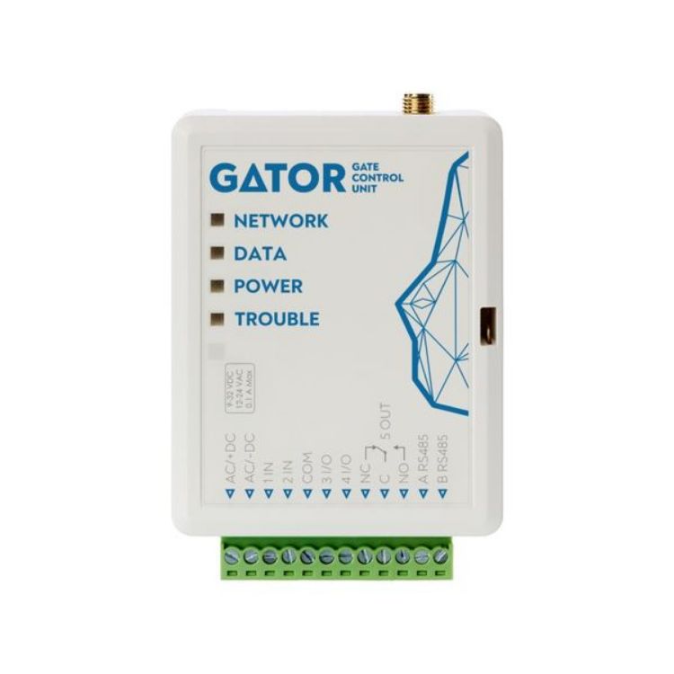 Controller Trikdis GATOR GV17_4G, 4G LTE EMEA with migration to 3G &amp; GPRS/EDGE, 12-24V AC/DC, 1*OUT relay, 2*IN, 2*I/O, antenna ANT01S included