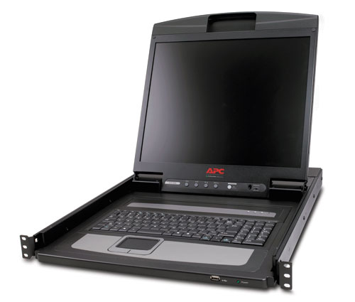 APC 19" rack LCD console