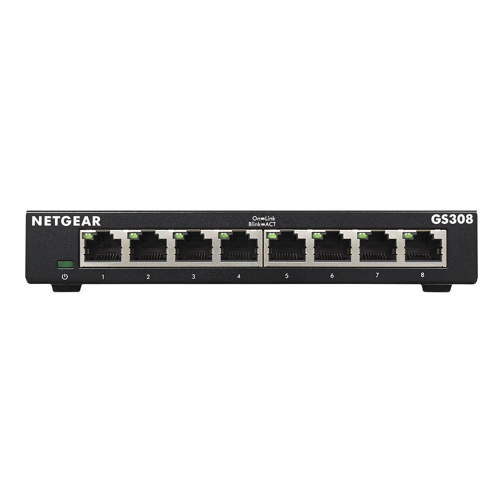 Netgear 8-port Gigabit Ethernet unmanaged switch GS308