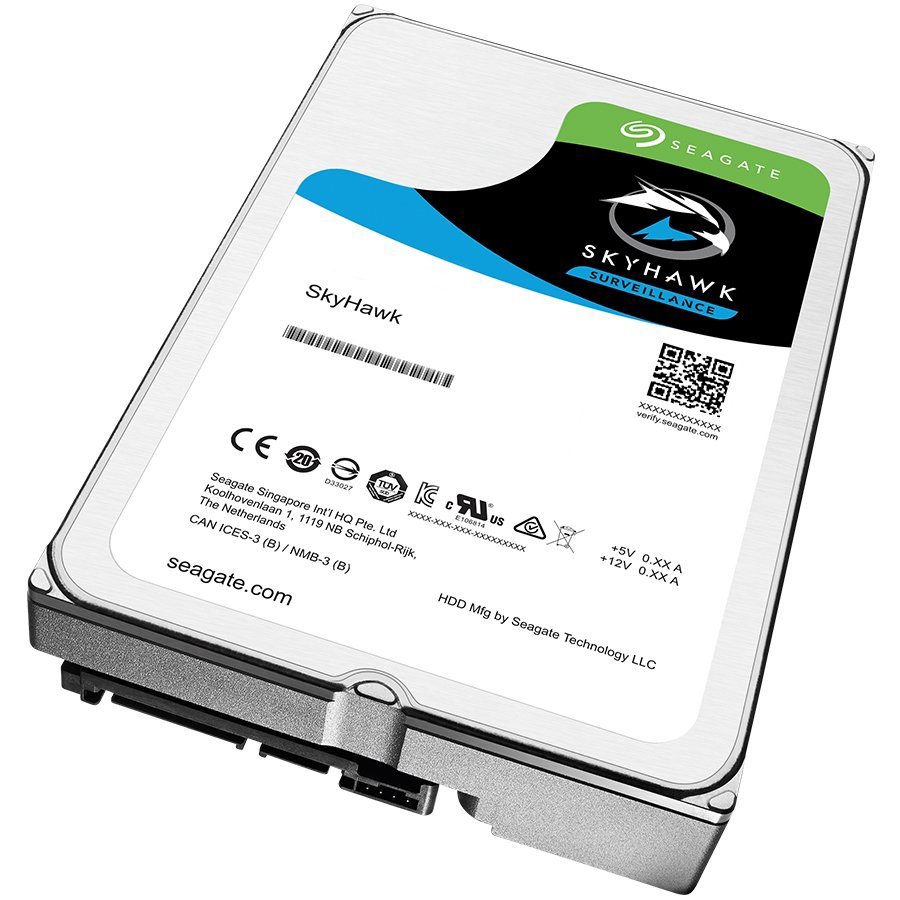 Seagate SkyHawk ST2000VX017 2TB videovalve kõvaketas • SATA 6GB/s 180MB/s 256MB 3,5