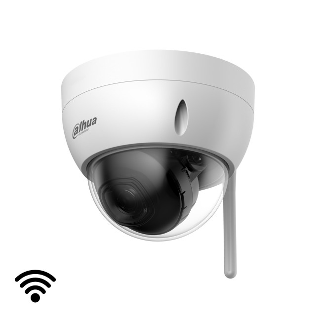 Dahua IPC-HDBW1430DE-SW-0280B 4MP IP Wi-Fi kuppelkaamera • 2.8mm (90°) IR30m 2.4GHz