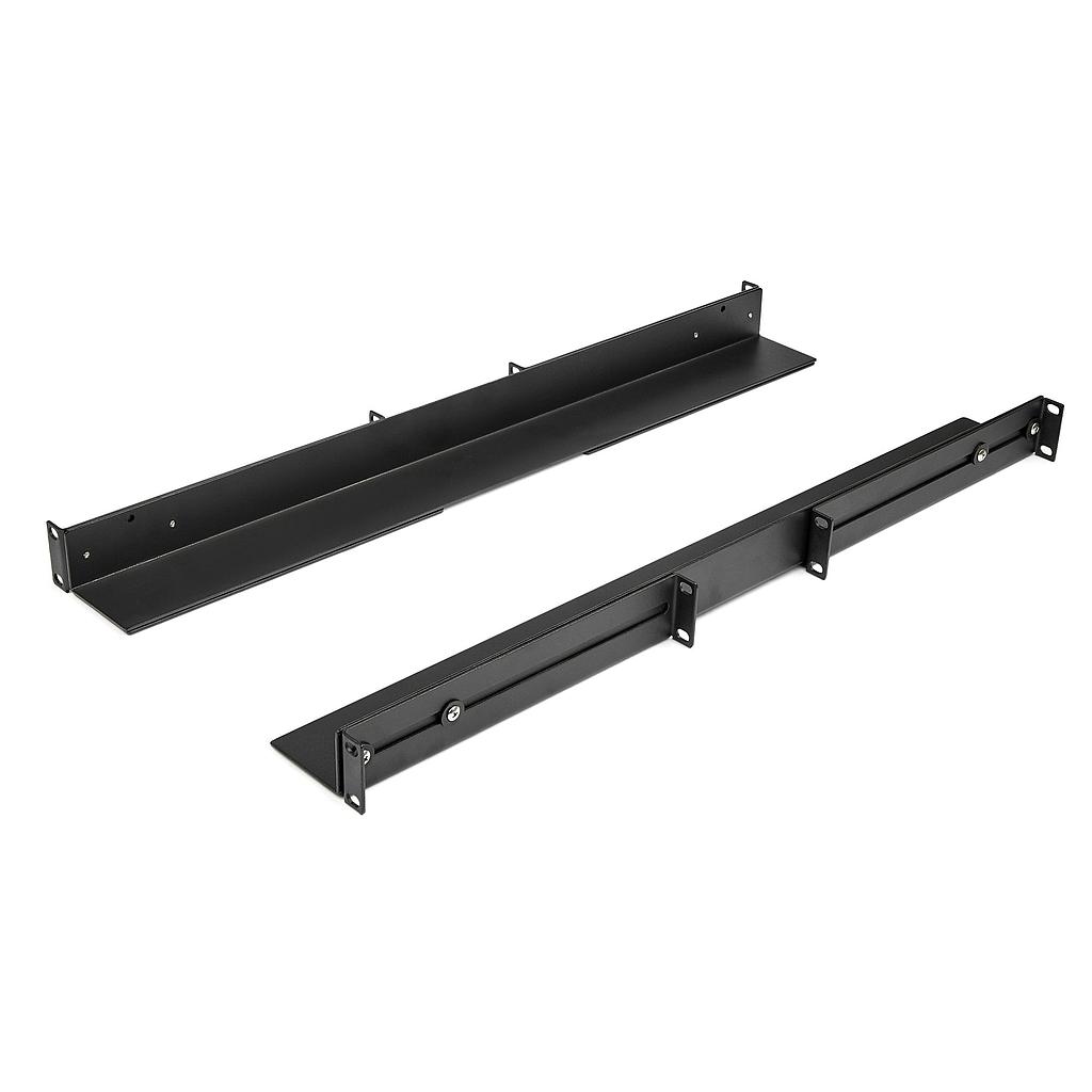 1U 19&quot; server rack rails, 24-36&quot; adjustable depth, universal 4 post rack mount rails