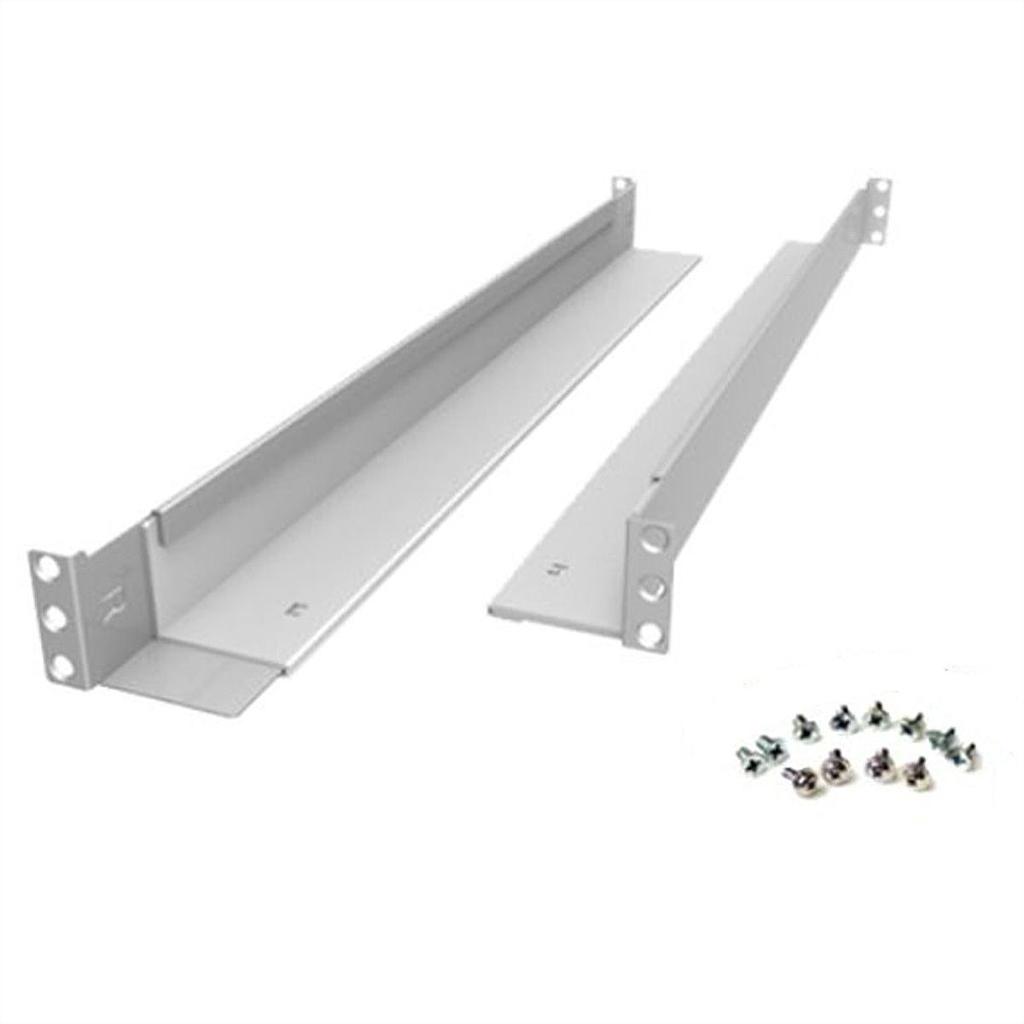 1U 19&quot; rack L- rails, 58-90cm, 80kg static load