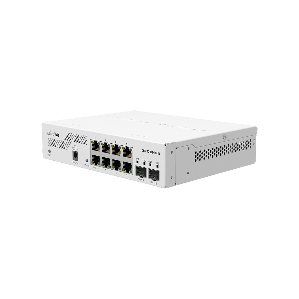 MikroTik CSS610-8G-2S+IN 8*1G Ethernet ports, 2*SFP+ managed switch