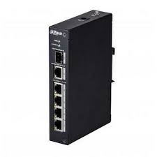 4-port 10/100Base-T PoE 60W + 1*10/100/1000Base-T + 1*SFP switch,DIN rail