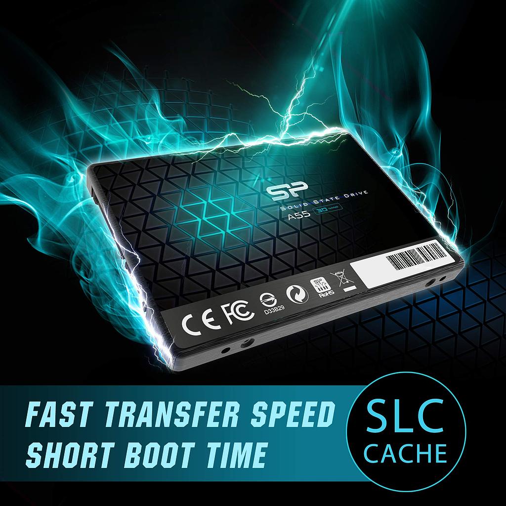 Silicon Power 4TB A55 SATA III 6Gb/s internal SSD 2.5&quot; Ace A55, write 450MB/s, read 500MB/s