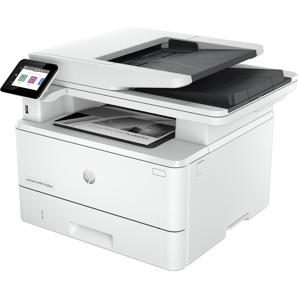 Hewlett-Packard LaserJet Pro MFP 4102dw duplekseriga laserprinter, 1200*1200dpi, A4, 40ppm, valge