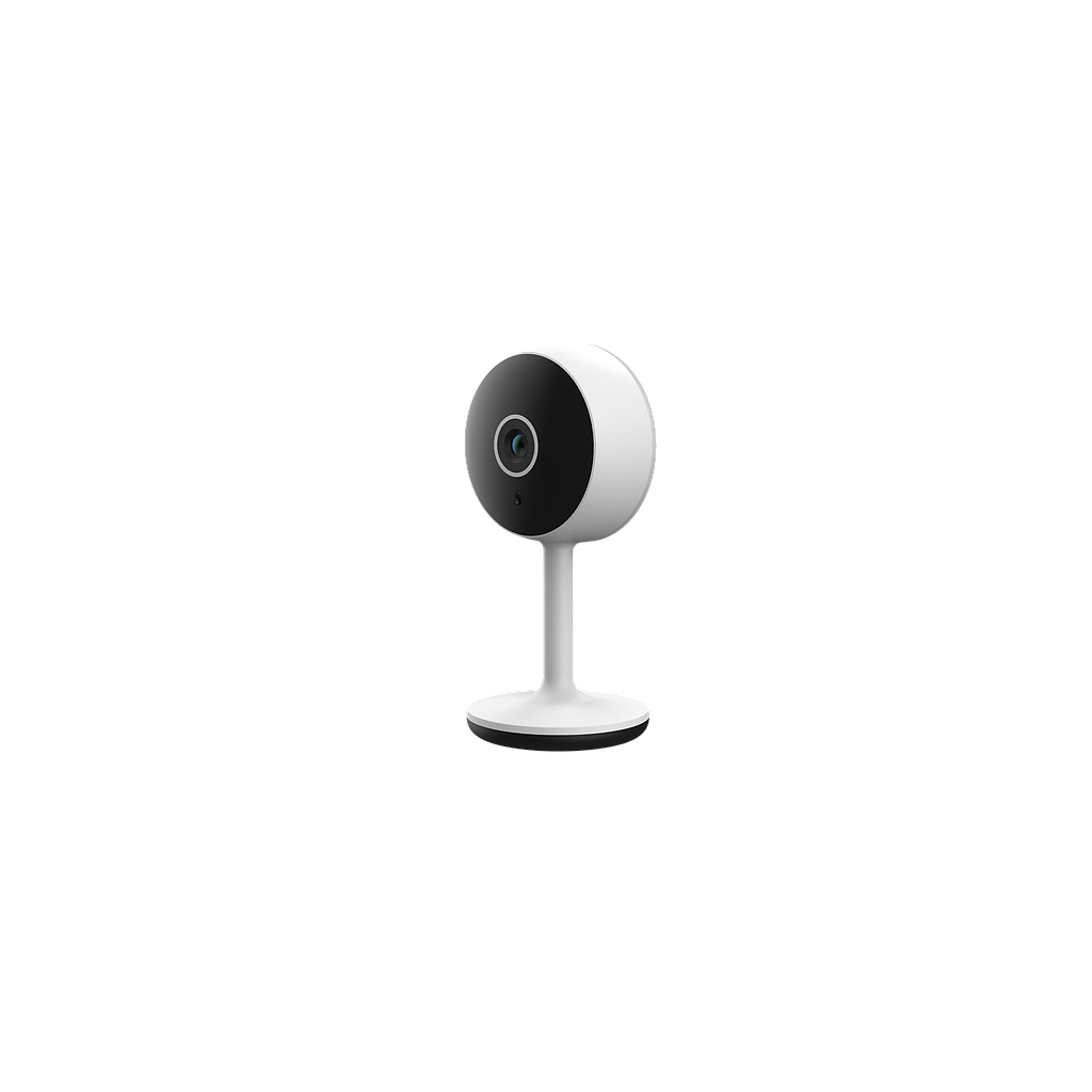 Deltaco Smart Home Wi-Fi camera with motion detector and two-way audio, 2MP, IR night vision, onvif, white