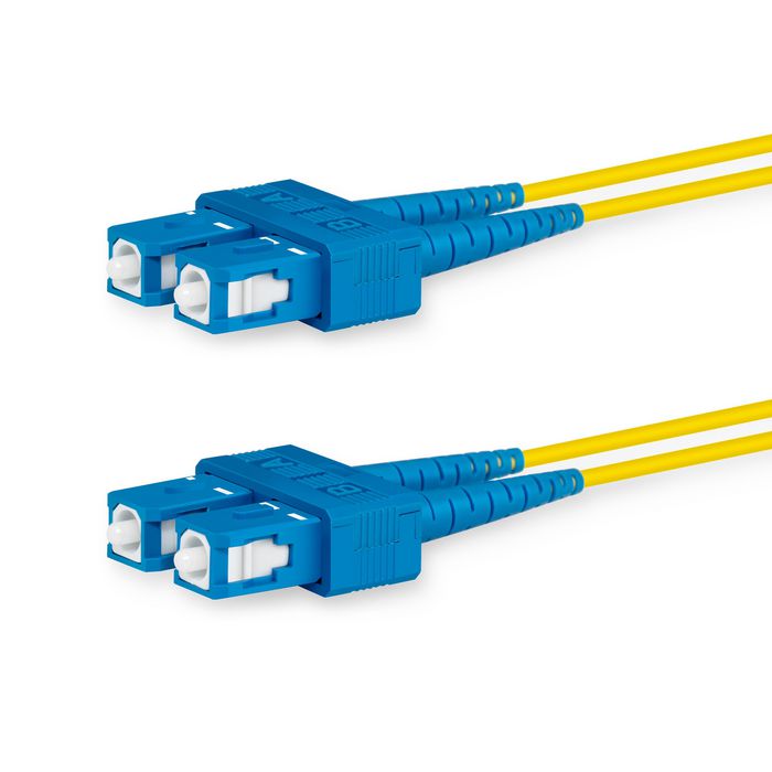 Lanview SC-SC Singlemode fibre cable duplex 10m OS2 9/125 LSZH