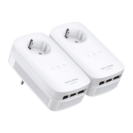 TP-Link AV1300 3-port Gigabit passthrough Powerline starter kit