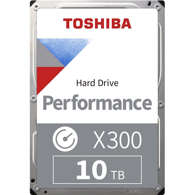 Toshiba X300 high-performance HDD, 3.5&quot; 10TB HDD, SATA 6.0Gbit/s, 7200 rpm, 256MB cache