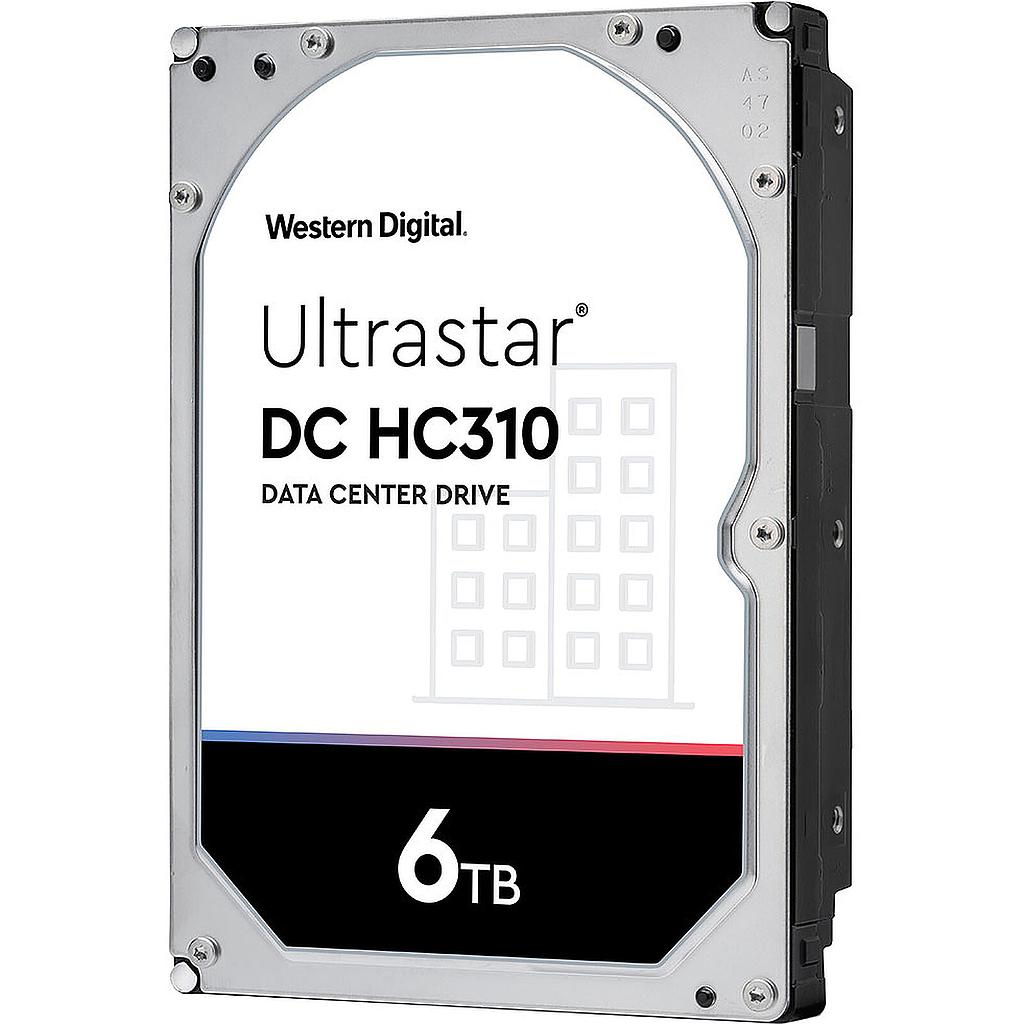 Western Digital Ultrastar DC HC310 6TB 3.5" HDD, SAS-12Gps, 7200rpm, 256MB cache, SE, 512E
