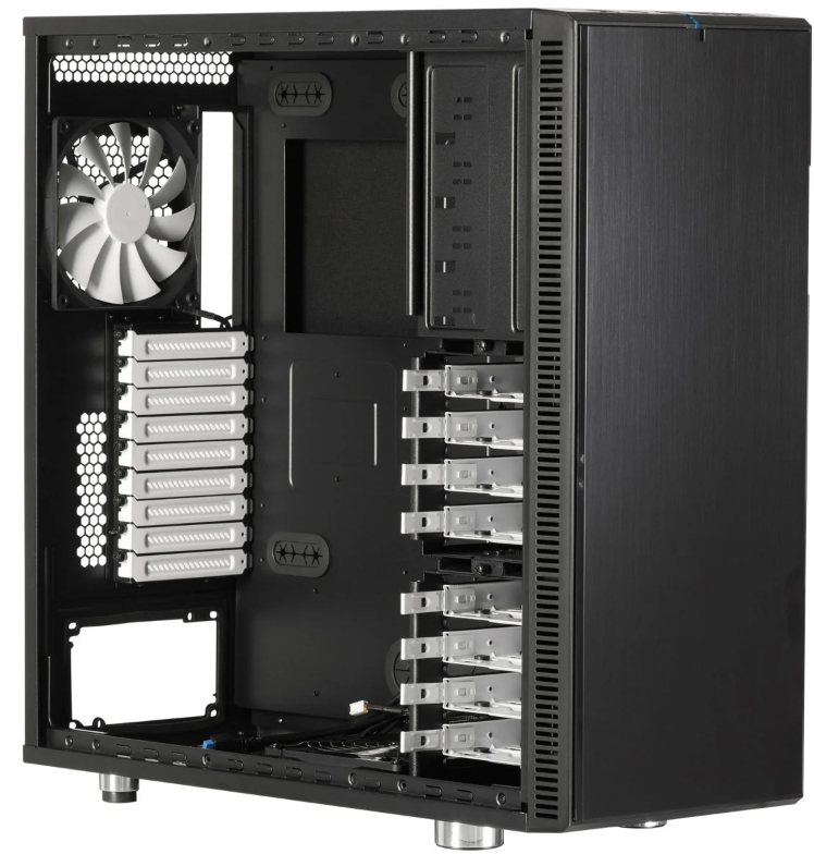 Fractal Design Define XL R2 black server case, E-ATX, no PSU