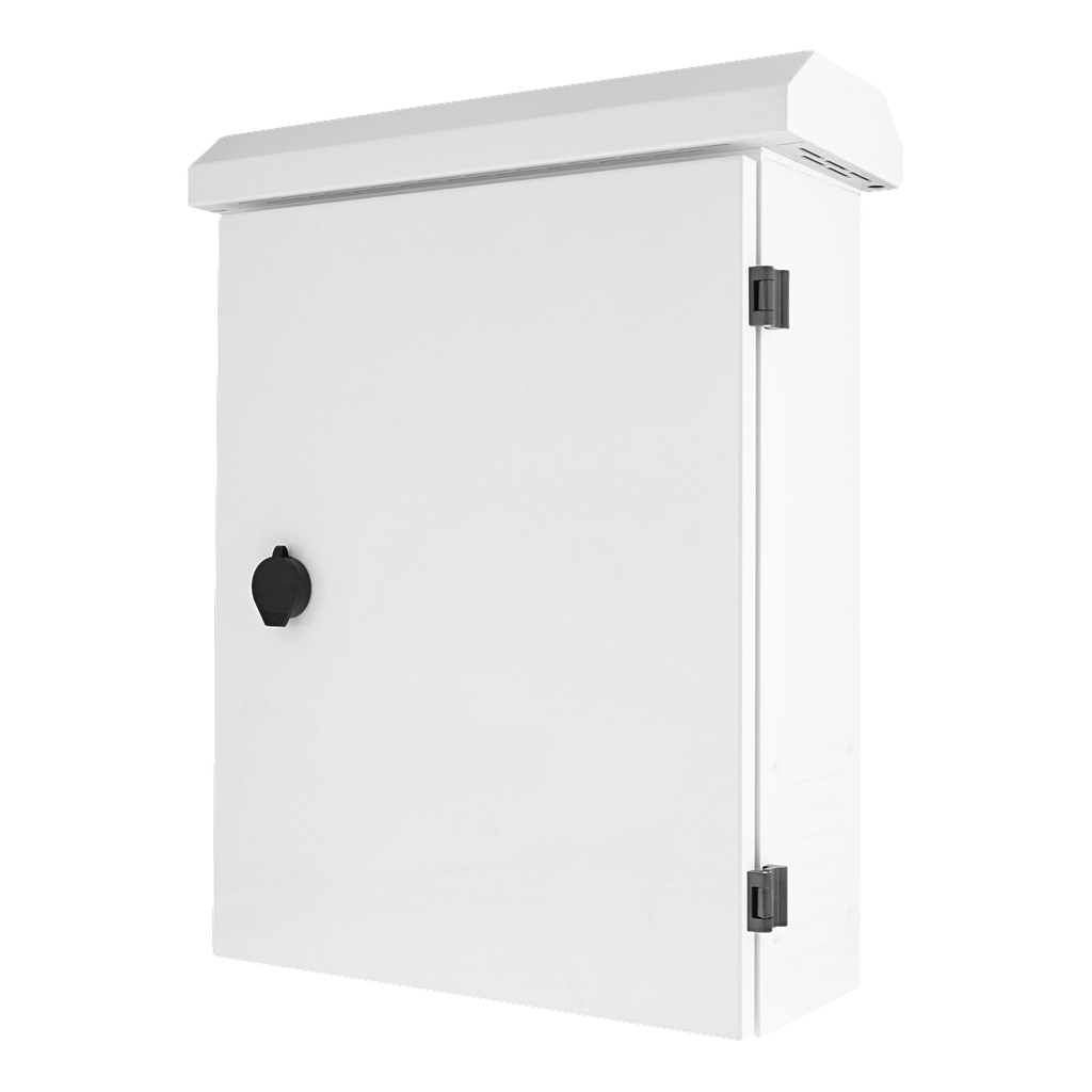 Lockable wall cabinet 350*140*450mm, IP55, white