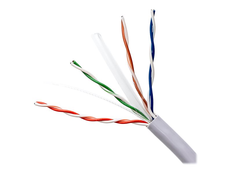 Qoltec UTP network cable CAT6 305m PVC grey