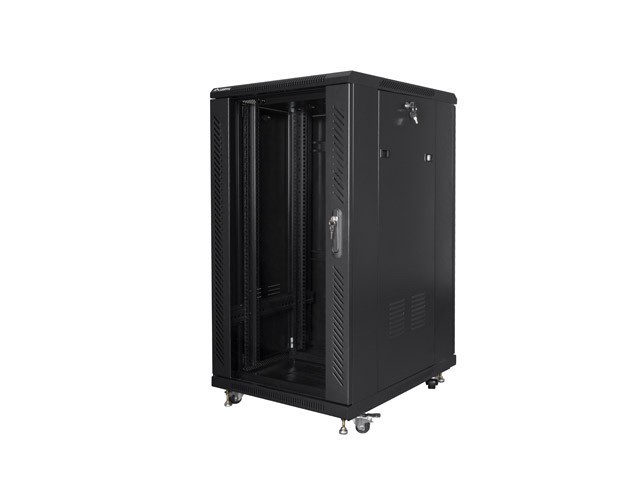 Lanberg rack cabinet 19&quot; free-standing 22U/600*800 black (flat pack)