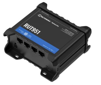 Teltonika RUT951 IoT router 4G (CAT4) dual SIM 4*10/100 RJ45 Wi-Fi