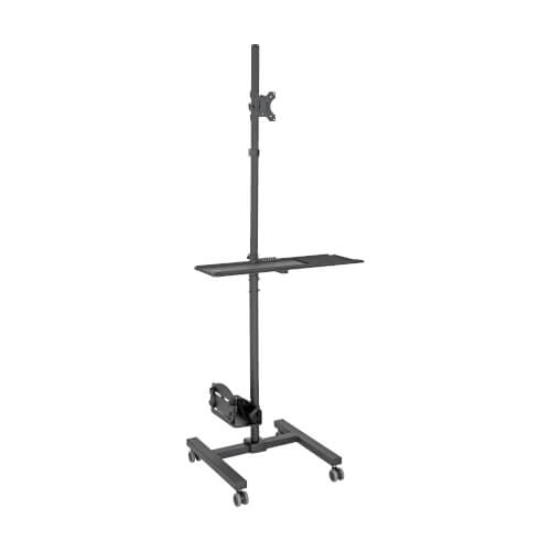 Eaton mobile workstation with monitor mount - for 17&quot; to 32&quot; displays, height adjustable