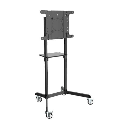 Eaton rolling TV/monitor cart for 37” to 70” flat-screen displays, rotating portrait/landscape mount