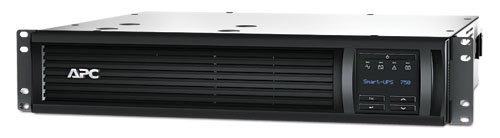 APC Smart-UPS, Line Interactive, 750VA, Rackmount 2U, 230V, 4x IEC C13 outlets, Network Card, AVR, LCD