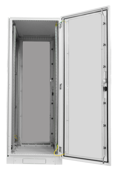 BKT InCab industrial rack cabinet, IP54, 42U 2086x800x800, metalluks, sokkel, üks külgsein, hall