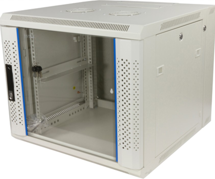 Toten 19&quot; wall cabinet 6U, system Z, 600*600, glass door, white